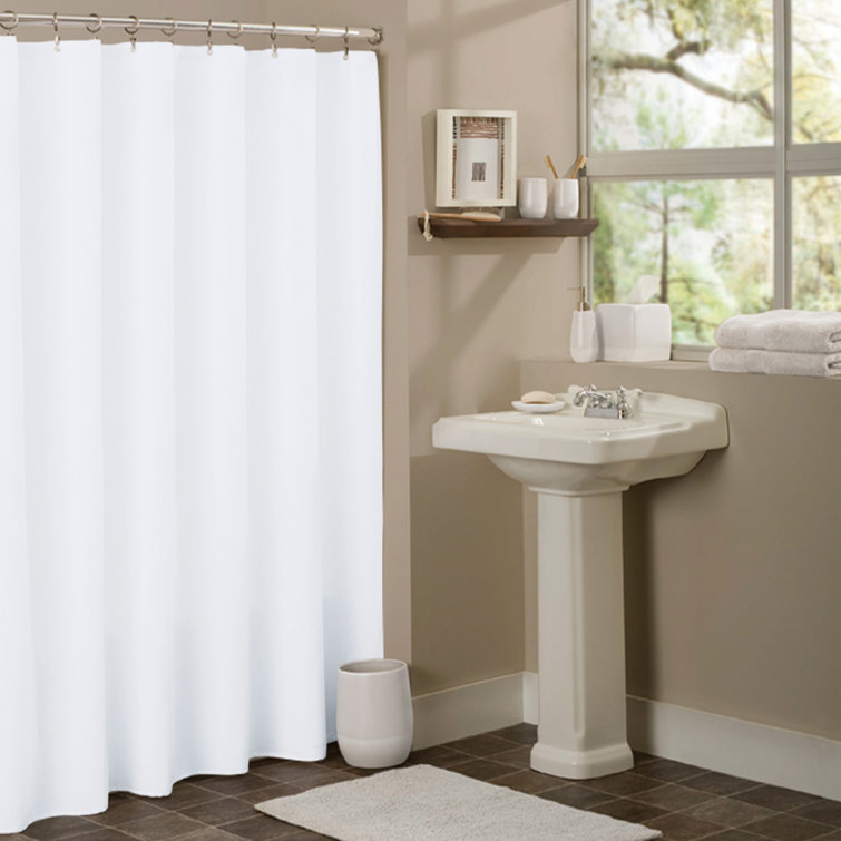 Symple Stuff Vinyl Mildew Resistant Single Shower Curtain Liner
